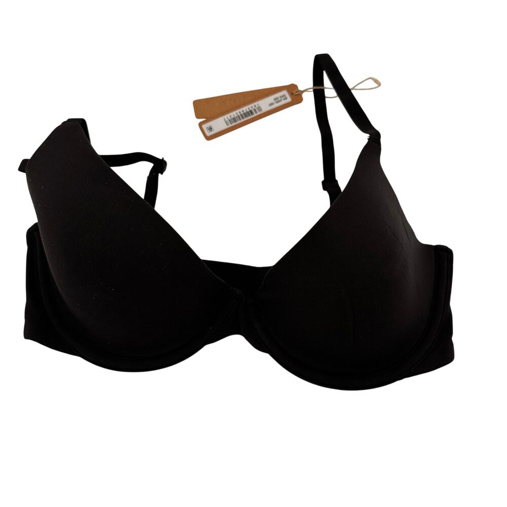 Skims Fits Everybody Scoop Plunge Bra Black Onyx New with tags Size 32D
